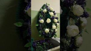 Мастер-класс венка "Капля" # 3  высота 1 метр