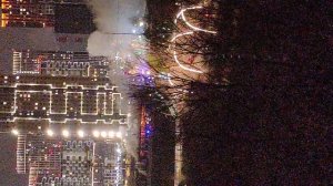 Пожар в Раменках, на стройке школы. Мосфильмовская улица. Новые Раменки.