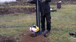 как можно бурить на глубину 2метра используя специальный шнек и удлинительшнека