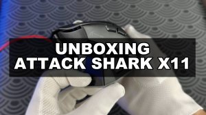 📦 ATTACK SHARK X11 — UNBOXING | ASMR | РАСПАКОВКА