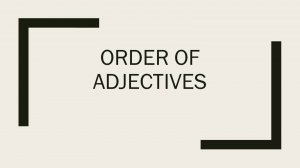 The Order of Adjectives: Тайный код прилагательных! 🤫 Говори как носитель | Spotlight 8