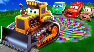 Машинки летают и прыгают! Развивающие мультики Машины помощники. Мультфильмы про машинки