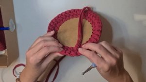 корзинка с крышкой крючком