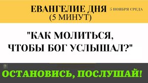Евангелие дня: Почему Бог "не слышит", когда мы просим? (Лк 11:9-13)