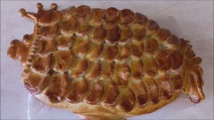 Простой рецепт дрожжевого пирога Пирог ЗОЛОТАЯ РЫБКА Пирог рецепт