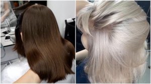 С темного в блонд