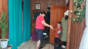 Вот это сюрприз! Дети и внуки приехали.