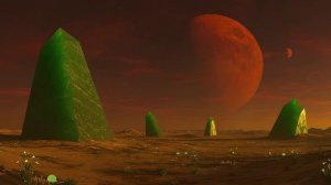 CRIMSON WORLD ｜ Dark Dystopian Ambient ｜ Alien World Soundscape ｜ Dystopian Ambience