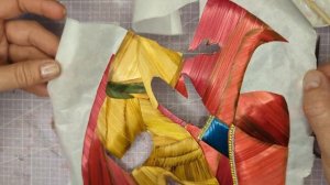 Оклад для иконы. Материал - соломка.