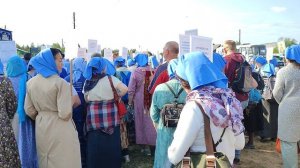 Завершение Крестного ход "Пояс Богородицы"-2025. Казанская часовня.