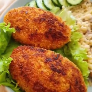 🧆 Котлеты с грибами и сыром