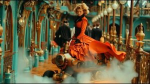 HOW DO YOU ARRIVE? Epic Steampunk Fashion Journey | Baroque Style | Odd Vehicles | Cinematic AI Art