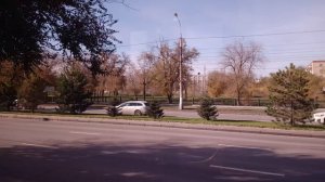 Волгоград из окна скоростного трамвая. Ноябрь 2025 года