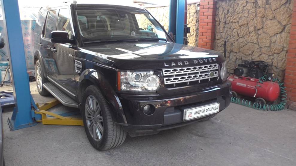 Загудела раздатка замена подшипников на Land Rover Discovery 4 3,0 Ленд Ровер Дискавери 4 2009 1част