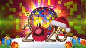 Футаж №6 С Новым 2026 годом! Новогодние Футажи для Творчества 2026 года!