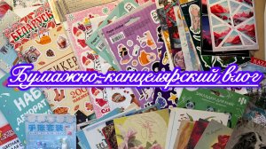 ✨ Бумажно-канцелярский влог ✨