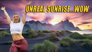 Восход солнца на Вестрахорне, самой кинематографичной горе Исландии