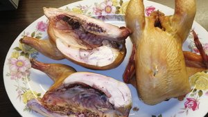 Курица горячего копчения