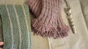 Два шарфа . Обзор без звука. ( из архива)