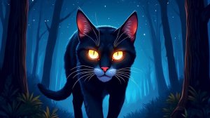 Кошка нервничает.Что она видит_