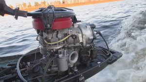 Закрыл сезон на лодочном моторе Вихрь 30!