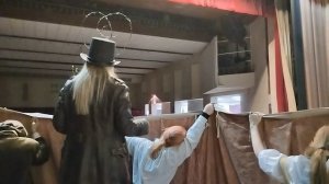 Сцена Буратино и Сверчок! Репетиция! Театр ТСМ ДК Исток Фрязино! Режиссёр Алексей Михайлов!