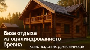 Строительство из оцилиндрованного бревна: качество, стиль, долговечность!