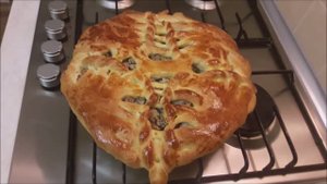 ПИРОГ Вкусный и простой рецепт дрожжевого пирога с МЯСОМ и ГРИБАМИ
