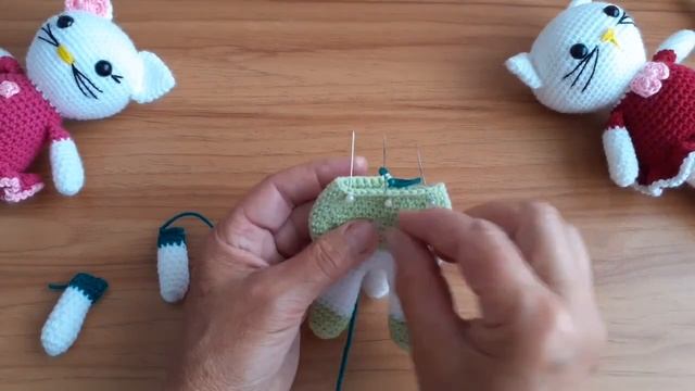 Кошечка крючком.ч.2 .Вяжем тело. смотреть онлайн