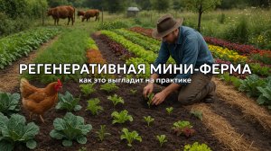 Регенеративное земледелие малых масштабов | Как это выглядит на практике