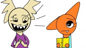 псхичка смеётся