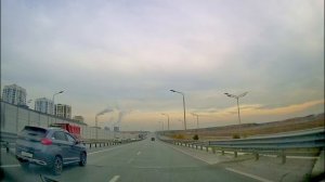 Движение на автомобиле по Тюмени от аграрного университета в посёлок Боровский