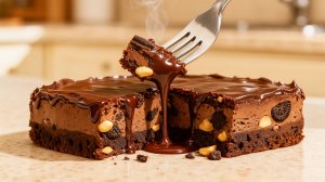 Шоколадный десерт без выпечки за 5 минут 🍫 | Простой рецепт из сгущёнки, какао и печенья