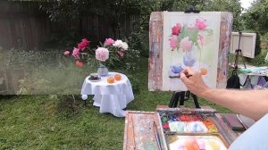 ПИОНЫ - НОВЫЙ КУРС ПО ЖИВОПИСИ