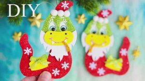 ЗМЕЙ, ДЕД МОРОЗ, СИМВОЛ 2025 из ФОАМИРАНА своими руками