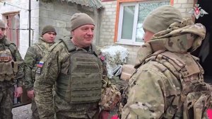 Награждение военнослужащих ГрВ «Центр»