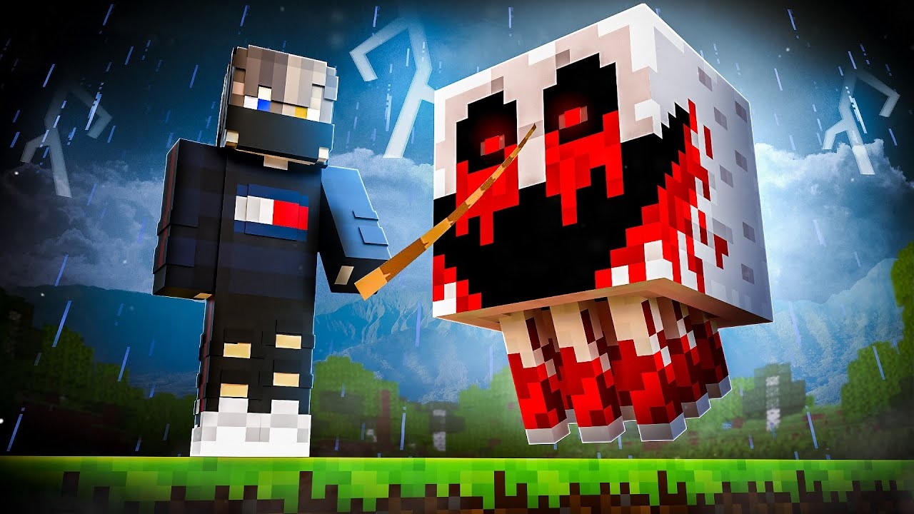 😨 Не стоит приручать Гаста Ночью в Майнкрафт