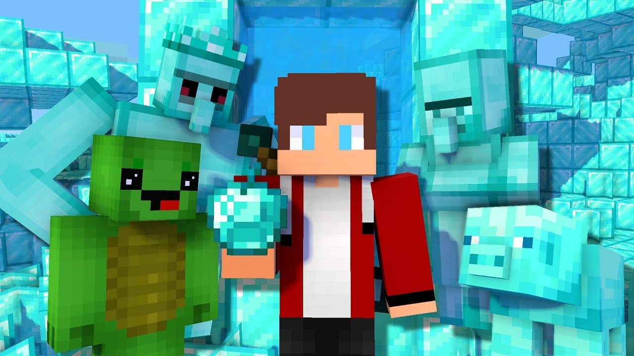 Алмазный мир - Майнкрафт анимация