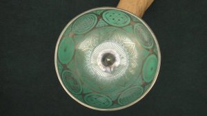 Поющая чаша Шивалингам Color 22,5 см Соль 193 Гц, До# 565 Гц