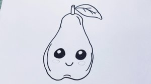 Груша Кавай. Рисуем Вместе.