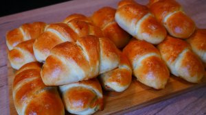 Рогалики с сыром и колбасой. Быстрый рецепт для занятых хозяек!