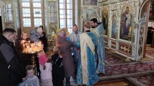 Таинство Причастия в Праздник Казанской иконы Божией Матери Сыктывкар, Церковь Кируль