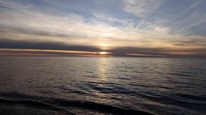 18)На зиму в Абхазию -4. Конь Арабик и закат на море