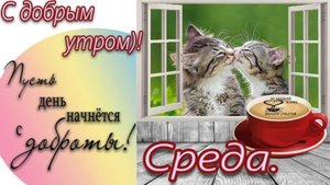 ДОБРОГО УТРА, ОТЛИЧНОГО НАСТРОЕНИЯ. СРЕДА