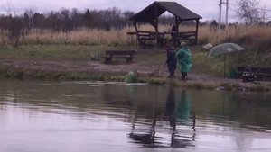 ещё одна форель в подсаке