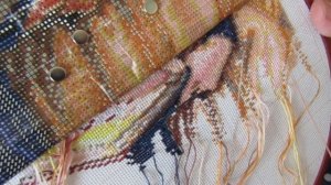 Вышивка крестом - картина "ЧИТАЕМ С МАМОЙ"