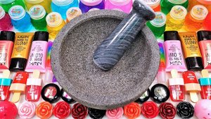 Глиттер из косметики для макияжа глянцевым слаймом АСМР ❤️