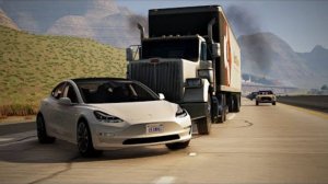 BeamNG Drive — Реалистичные аварии на автостраде