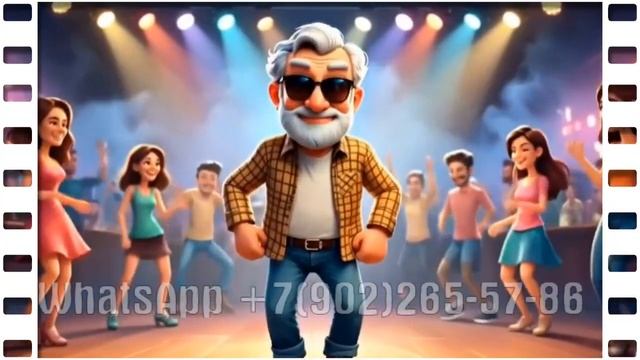 Как поздравить деда с днем рождения, прикольная идея из фото смотреть онлайн