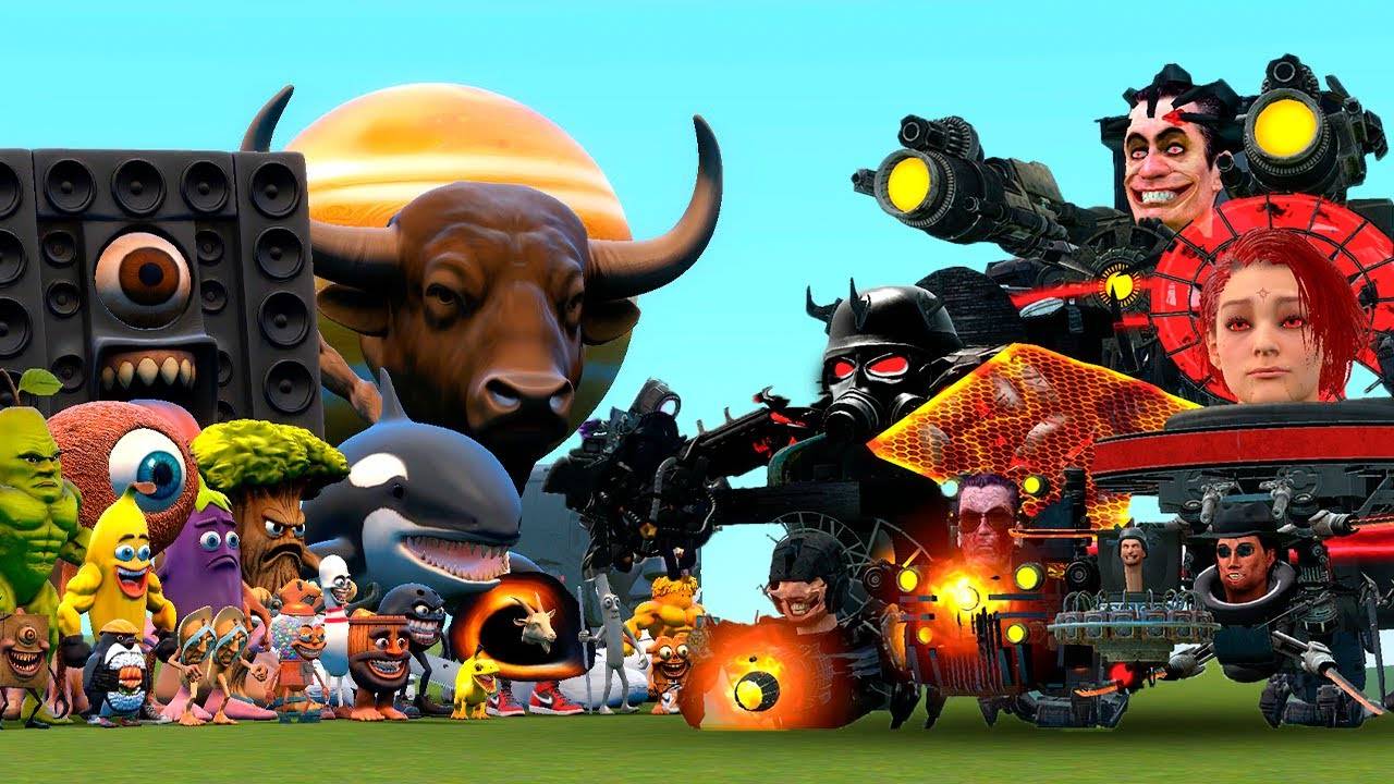 Совершенно Новая Итальянская Семья Brainrot Против Всей Семьи Скибиди Туалетов смотреть онлайн